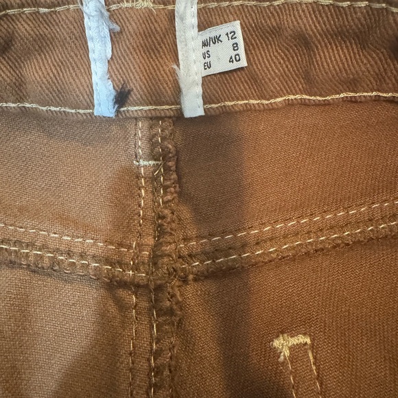 PRINCESS POLLY DARBY A LINE SHORT BROWN, US 8 - Picture 4 of 6